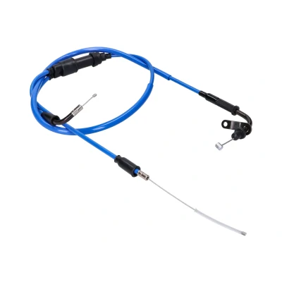 Kép: Gázpedál kábel komplett Doppler PTFE kék Rieju MRT, MRX, SMX, RRX, Tango, RS3 modellekhez