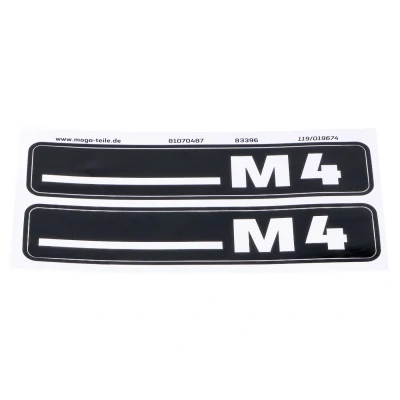 Kép: MOGA matrica szett 105mm x 21mm Hercules M4 Mofa Mokick számára