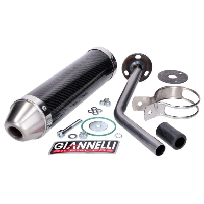 Kép: Hátsó hangtompító Giannelli Carbon Aprilia RX 50 99 04, MX 02 04 modellekhez