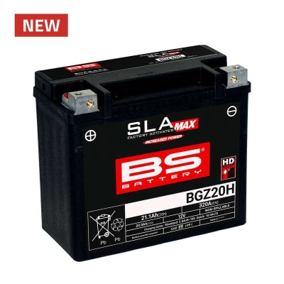 Kép: Bs battery sla max akkumulátor karbantartásmentes gyárilag aktivált bgz20h