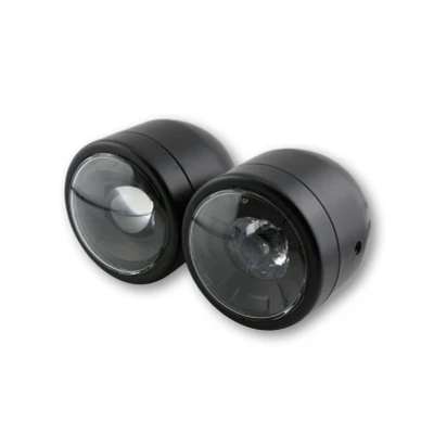 Kép: SHIN YO LED Fényszóró Twin Black Oldalsó Rögzítésű