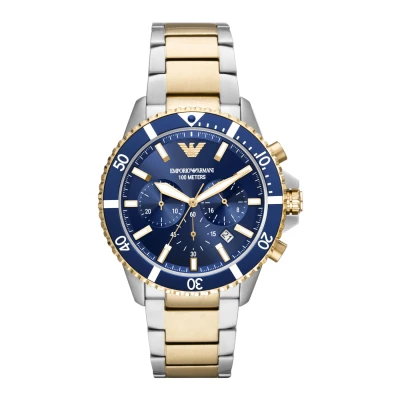 Kép: Emporio Armani Diver Kronográf óra silvercoloured, Méret: One Size, Silver coloured