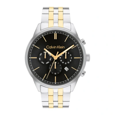 Kép: Calvin Klein Kronográf óra, Méret: One Size, Bicolor/black
