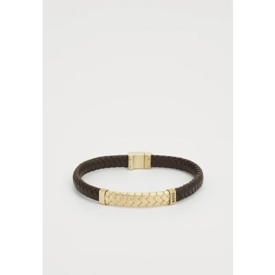 Kép: BOSS Tailored Karkötő brown/goldcoloured, Méret: One Size, Brown/gold coloured
