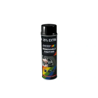 Kép: Levehető bevonat Motip Sprayplast fényes fekete 500ml
