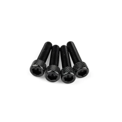 Kép: Szívócsavar készlet M6x25mm Alumínium Fekete (4 db)