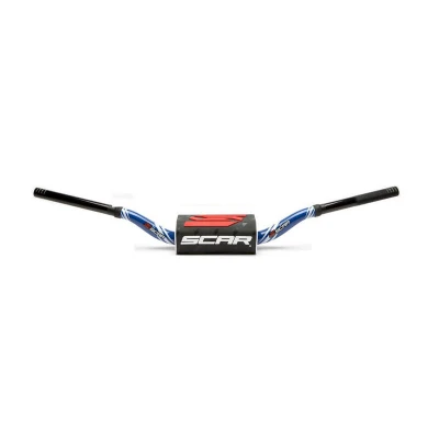 Kép: SCAR O² 28.6mm RC Mini 65/85 Magas kormány Kék Grafikus Szín és tartozékai Motor