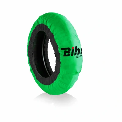 Kép: Bihr home track evo2 Önállóan szabályozott gumiabroncs melegítő első 120 / hátsó 180 200mm zöld