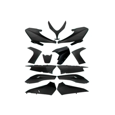 Kép: Idomkészlet 13 db fekete fényes Yamaha Tmax 500 2008 2012
