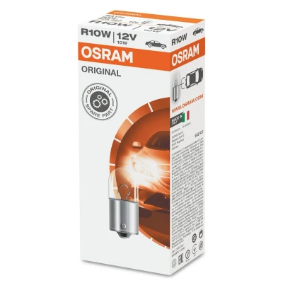 Kép: Izzó R10W 12V 10W BA15S Osram fehér
