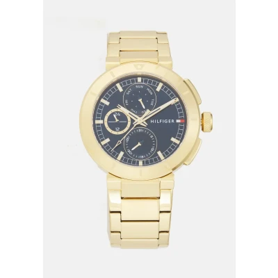 Kép: Tommy Hilfiger Lorenzo Kronográf óra goldcoloured/blue, Méret: One Size, Gold coloured/blue