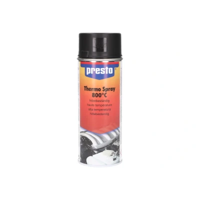 Kép: Presto 600C ig hőálló matt fekete festék spray 400ml