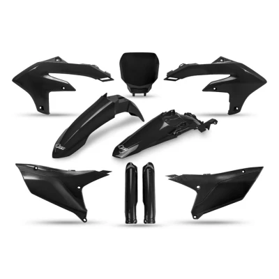 Kép: Műanyag készlet villa védőkkel Yamaha YZF 2023 utáni fekete