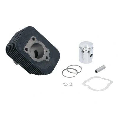 Kép: DR 50ccm es hengerszett (38.4mm dugattyú, 10mm csapszeg) Piaggio Boss, Bravo, Ciao, Grillo, Si