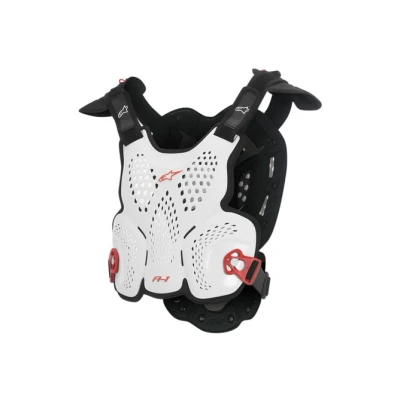 Kép: Mellkasvédő Alpinestars A 1 fekete / fehér XL/XXL