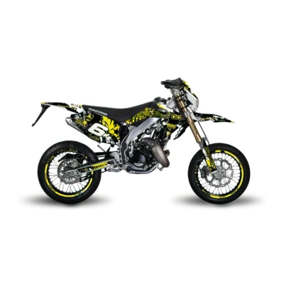 Kép: Grafikai készlet Honda HM 50 Stage6 sárga / fekete