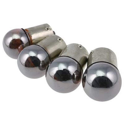 Kép: Irányjelző izzók STR8 (x4) BA15S 12V / 10W króm narancs