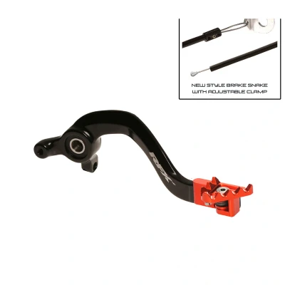 Kép: RFX Pro FT Hátsó Fékkar (Fekete/Narancs) KTM SX65