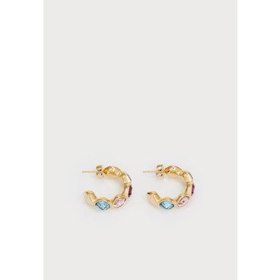 Kép: Guess Mamounia Fülbevalók Yellow goldcoloured/multicoloured, Méret: One Size, gold/coloured/multi/coloured