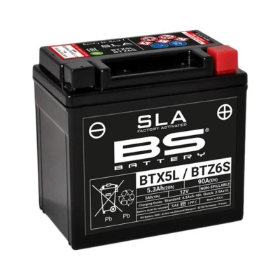 Kép: BS BATTERY SLA Akkumulátor Karbantartásmentes Gyárilag Aktivált BTX5L / BTZ6S