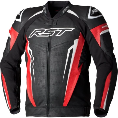 Kép: Rst tractech evo 5 férfi bőrdzseki piros/fekete/fehér