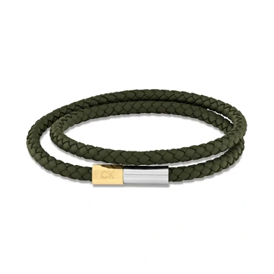 Kép: Calvin Klein Industrial Facets Karkötő green/goldcoloured, Méret: One Size, Green/gold coloured