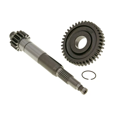 Kép: Malossi HTQ 15/38 arányú primer végáttétel szett 17.7mm es tengelyhez Aprilia SR, Derbi GP, Gilera, Piaggio, Vespa