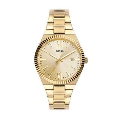 Kép: Fossil Scarlette 38MM Óra, Méret: One Size, Stainless steel gold