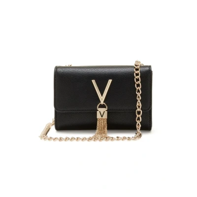 Kép: Valentino Bags Divina Keresztpántos táska, Méret: One Size, Nero/gold
