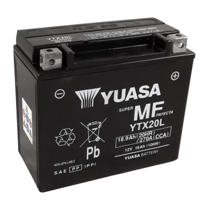 Kép: Yuasa W/C Akkumulátor Karbantartásmentes Gyárilag Aktivált YTX20L FA