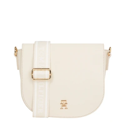Kép: Tommy Hilfiger Logotape Saddle BAG Keresztpántos táska, Méret: One Size, Beige