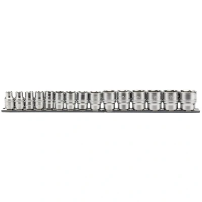Kép: Draper 3/8&#039;&#039; os Meghajtású Dugókulcs Készlet 8 tól 22mm ig 15 darabos