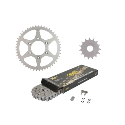 Kép: Láncszett AFAM XS Ring extra megerősített 15/49 fogazat Aprilia RX125 08 10 hez