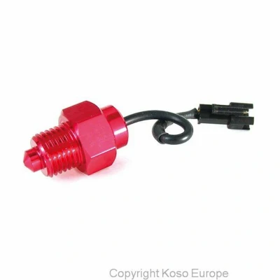 Kép: Hőmérséklet érzékelő Koso fekete csatlakozó 0 150 (M12x1,5mm) Piaggio / Gilera Euro4
