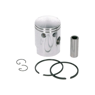 Kép: DR 50cc 38.4mm es dugattyúkészlet 12mm csapszeggel Piaggio Boss, Bravo, Ciao, Grillo, Si