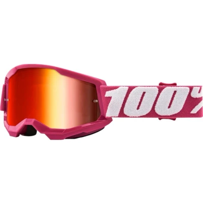 Kép: MX 100% Strata 2 Y FLETCHER M vörös szemüveg