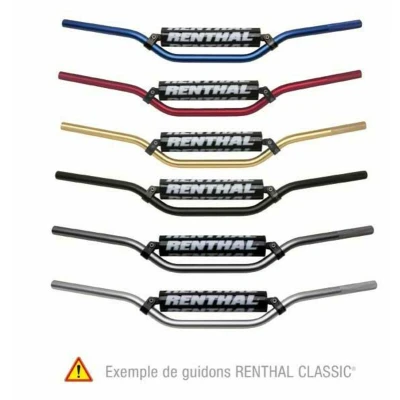 Kép: RENTHAL Mini MX 7/8&quot; 780 Kawasaki KX80/85/100 Kormány
