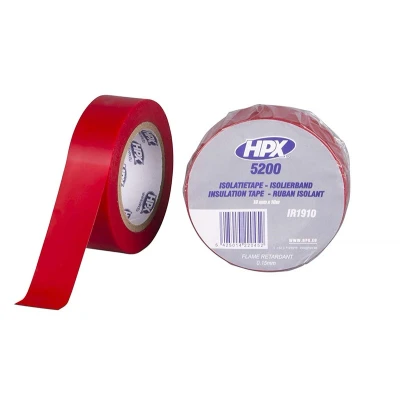 Kép: Szigetelőszalag HPX 5200 piros 19mm x 10m