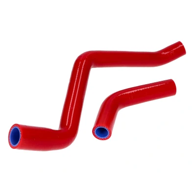 Kép: Hűtőtömlő készlet szilikon piros Aprilia RX, SX, Derbi Senda, Gilera RCR, SMT D50B0 17, 17