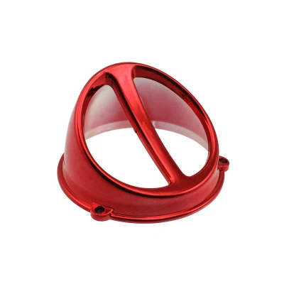 Kép: Ventilátor spoiler / légterelő levegő Scoop króm piros univerzális