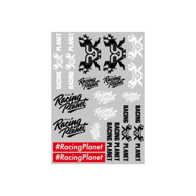 Kép: sticker set Racing Planet 29.7x21cm 20 piece transparent